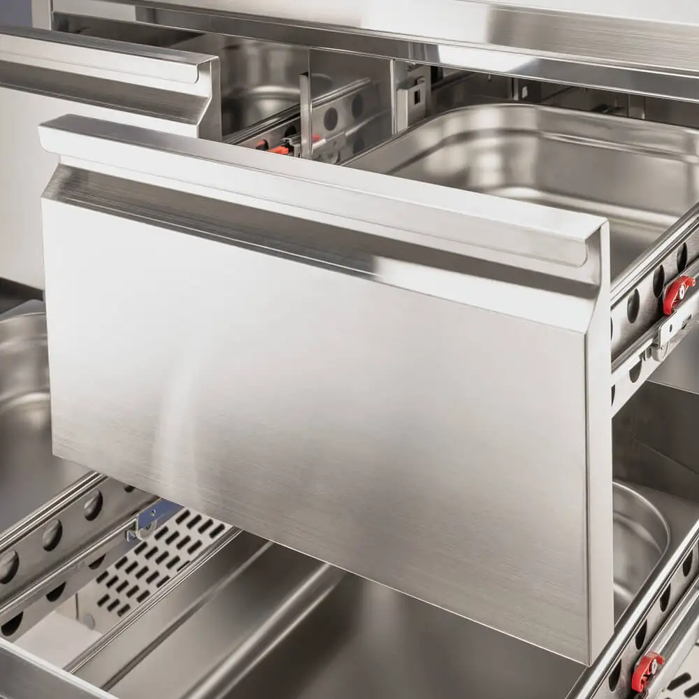 Холодильный стол с выдвижными ящиками, V 220 л. Salgast