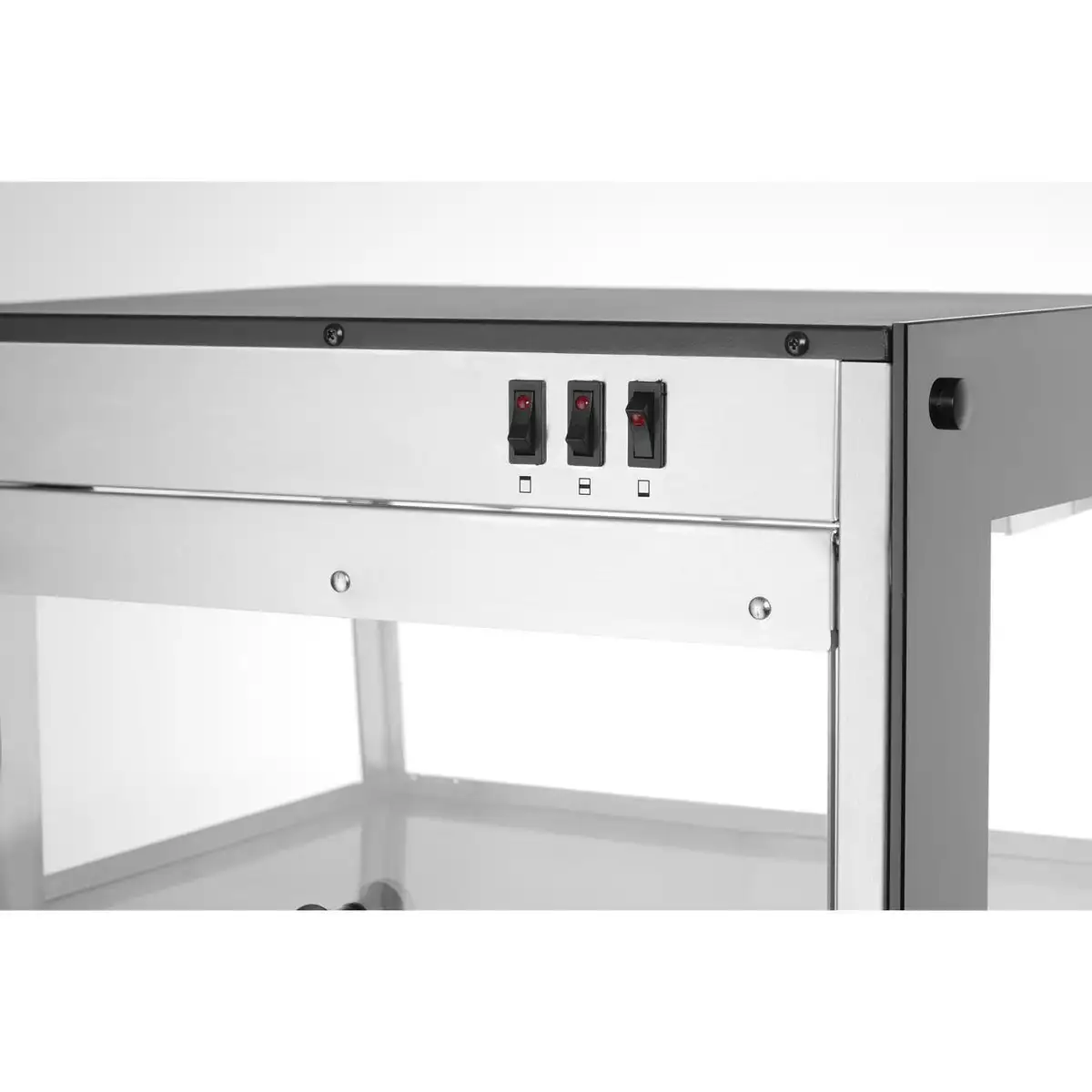 Витрина тепловая Hendi 220-240V/500W, 472x447x(В)775mm