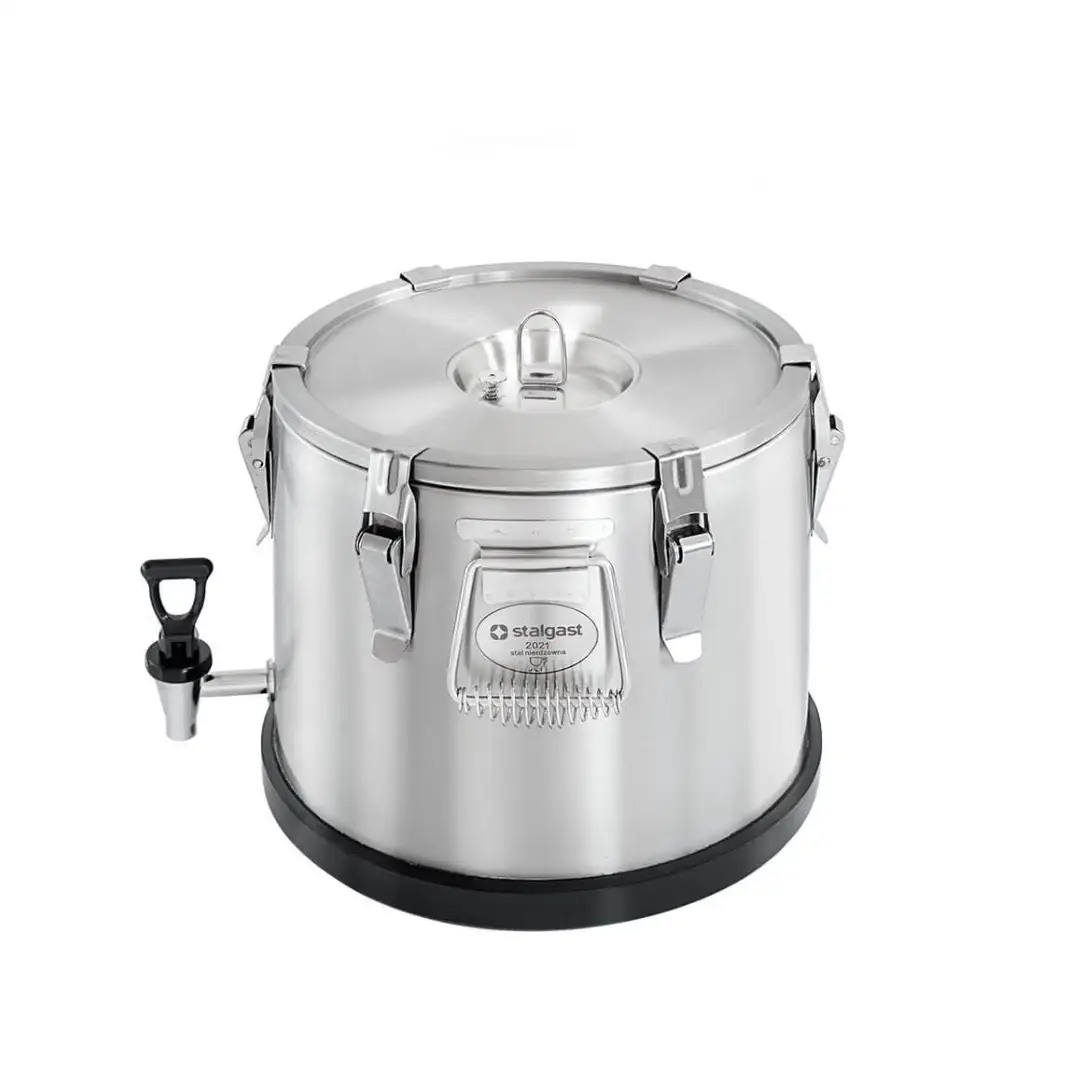 Стальной термос с краном, V 15 л.