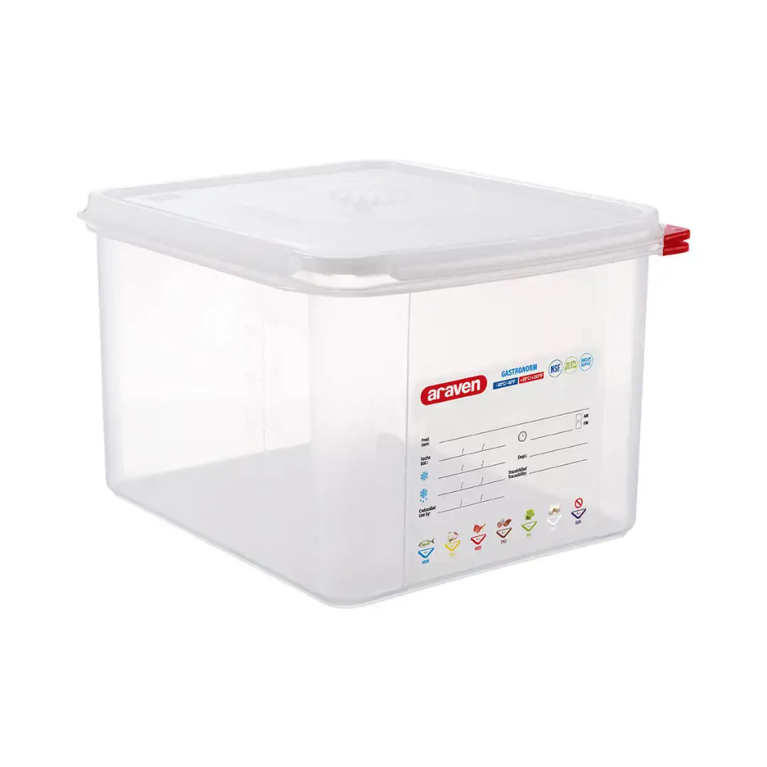Контейнер полипропиленовый с герметичной крышкой, GN 1/4, H 150 мм.