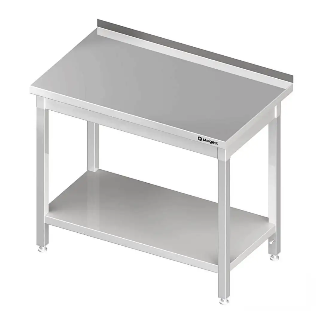Стол из нержавеющей стали с полкой, 1800x600x850 mm, STALGAST