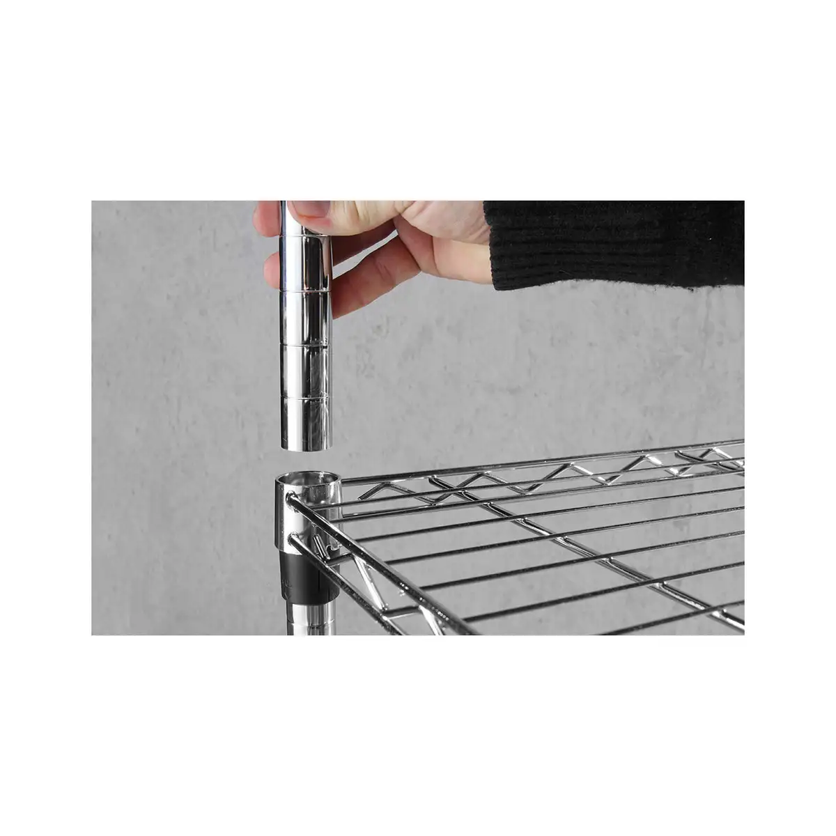 Стеллаж для хранения с 5 полками, 910x455, Hendi