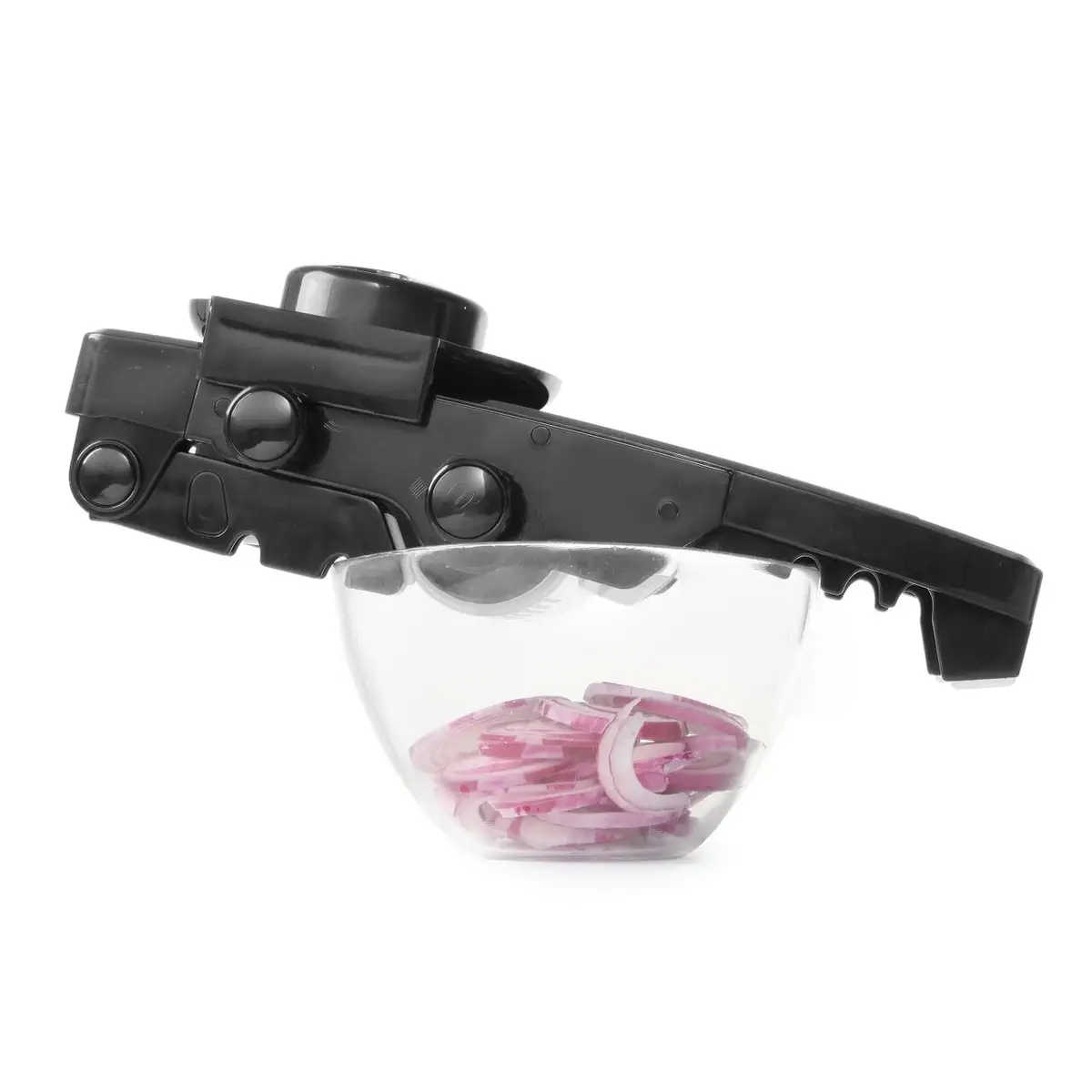 Многофункциональная мандолина-тёрка для овощей, 5 ножей, 130×335×75 мм