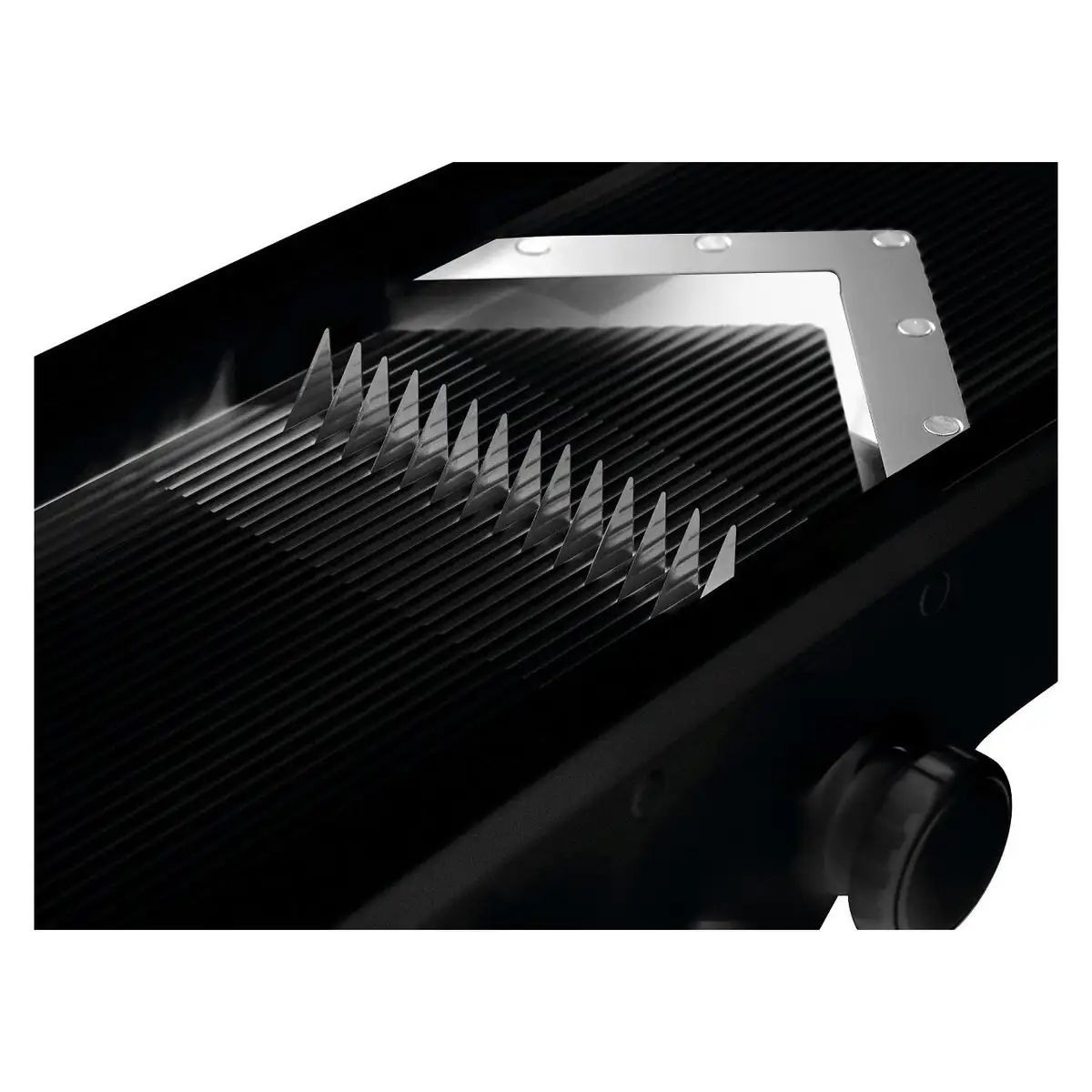 Многофункциональная мандолина-тёрка для овощей, 5 ножей, 130×335×75 мм