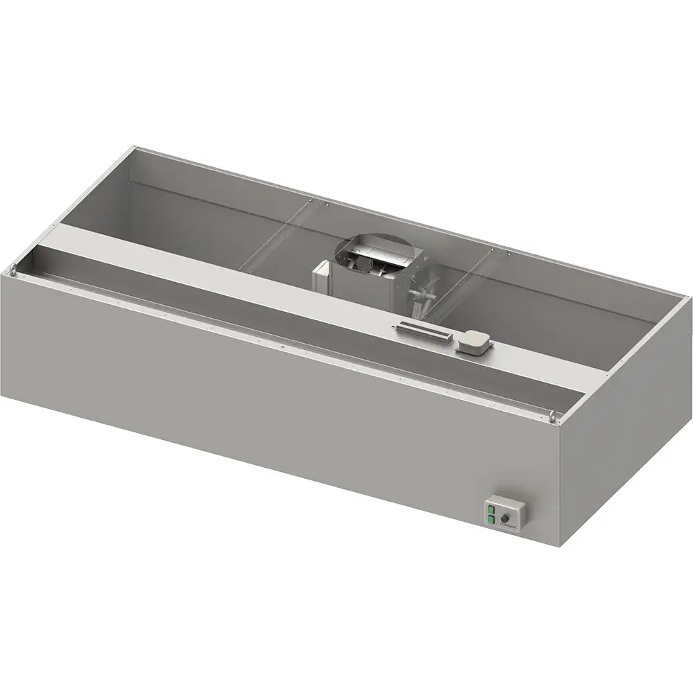 Вытяжной зонт настенный для профессиональной кухни, 1300 м3/час