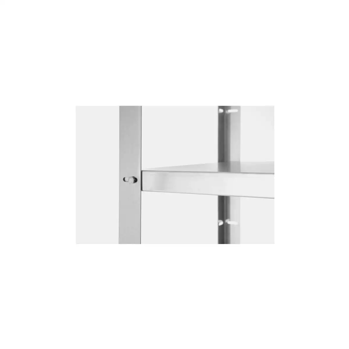 Стеллаж из нержавеющей стали Revolution 1000×400×1800 мм, 4 полки