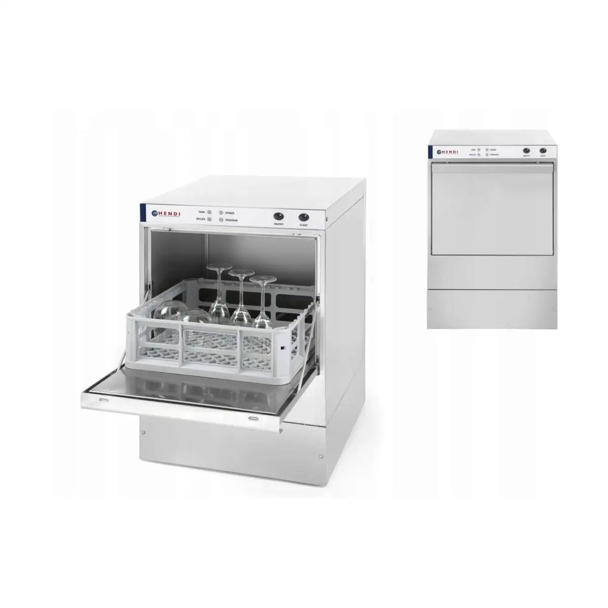 Посудомоечная машина для стаканов 40x40, электромеханическая, 230 V, HENDI