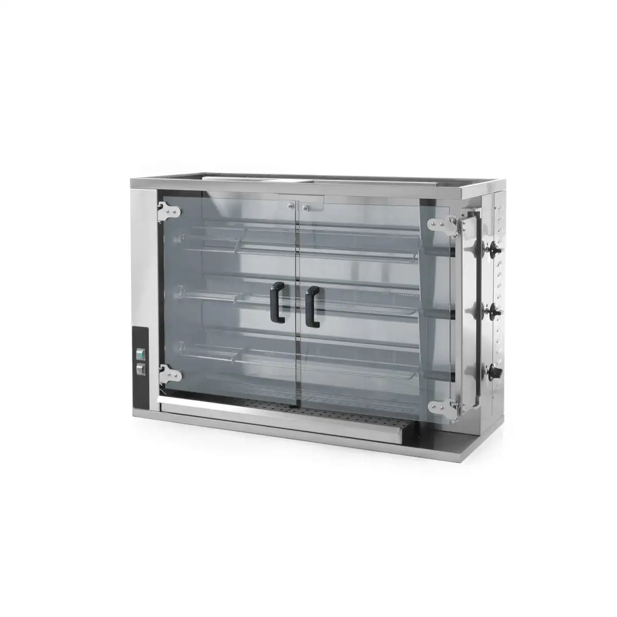 Профессиональный газовый гриль для курицы из нержавеющей стали Hendi