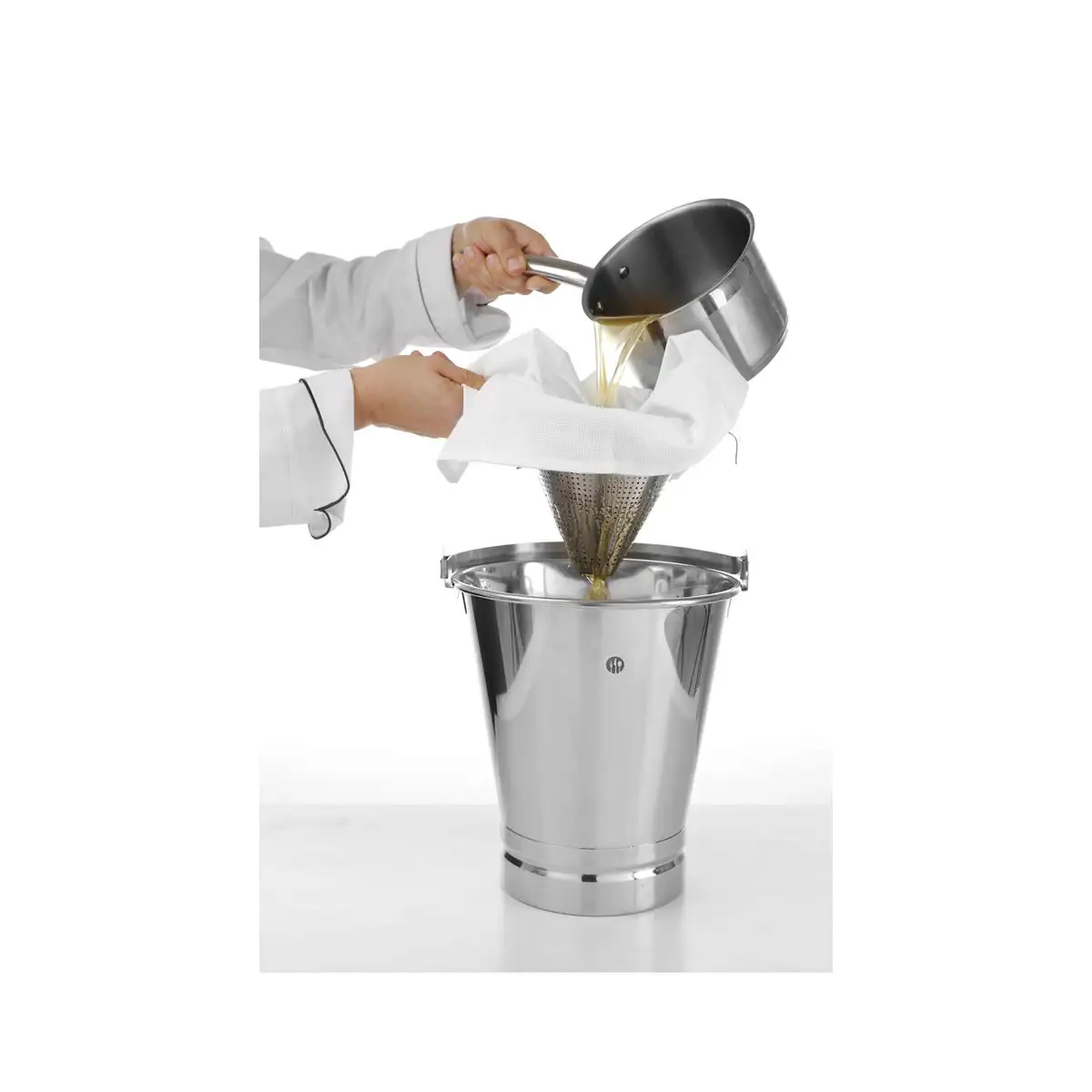 Ведро Hendi, нержавеющая сталь, с усиленным дном 10 литров