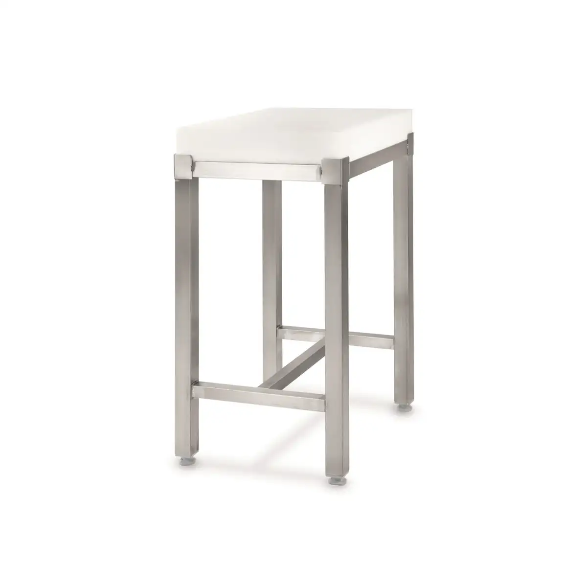 Разделочная доска из PE500, усиленная стальная рама 400x500x(H)50+750 мм