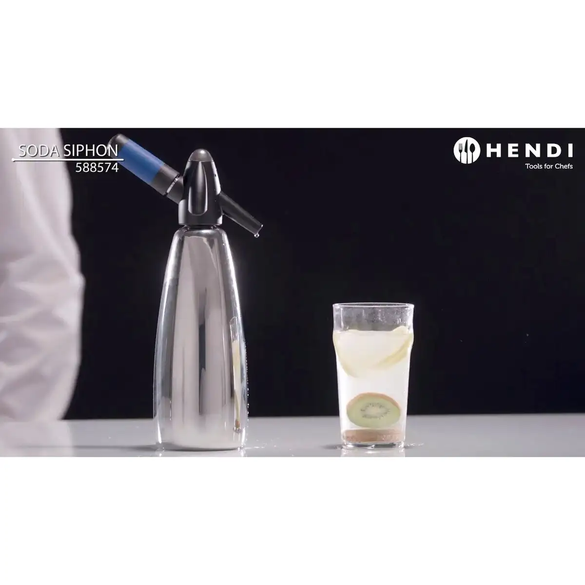 Сифон из нержавеющей стали для газированной воды, 1 л