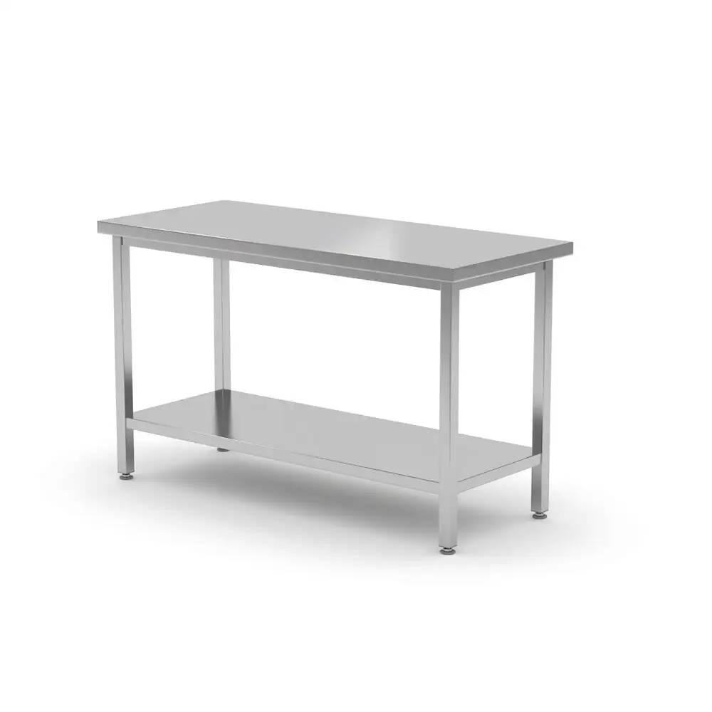 Стол из нержавеющей стали с полкой, 1800x700x(H)850 мм, HENDI