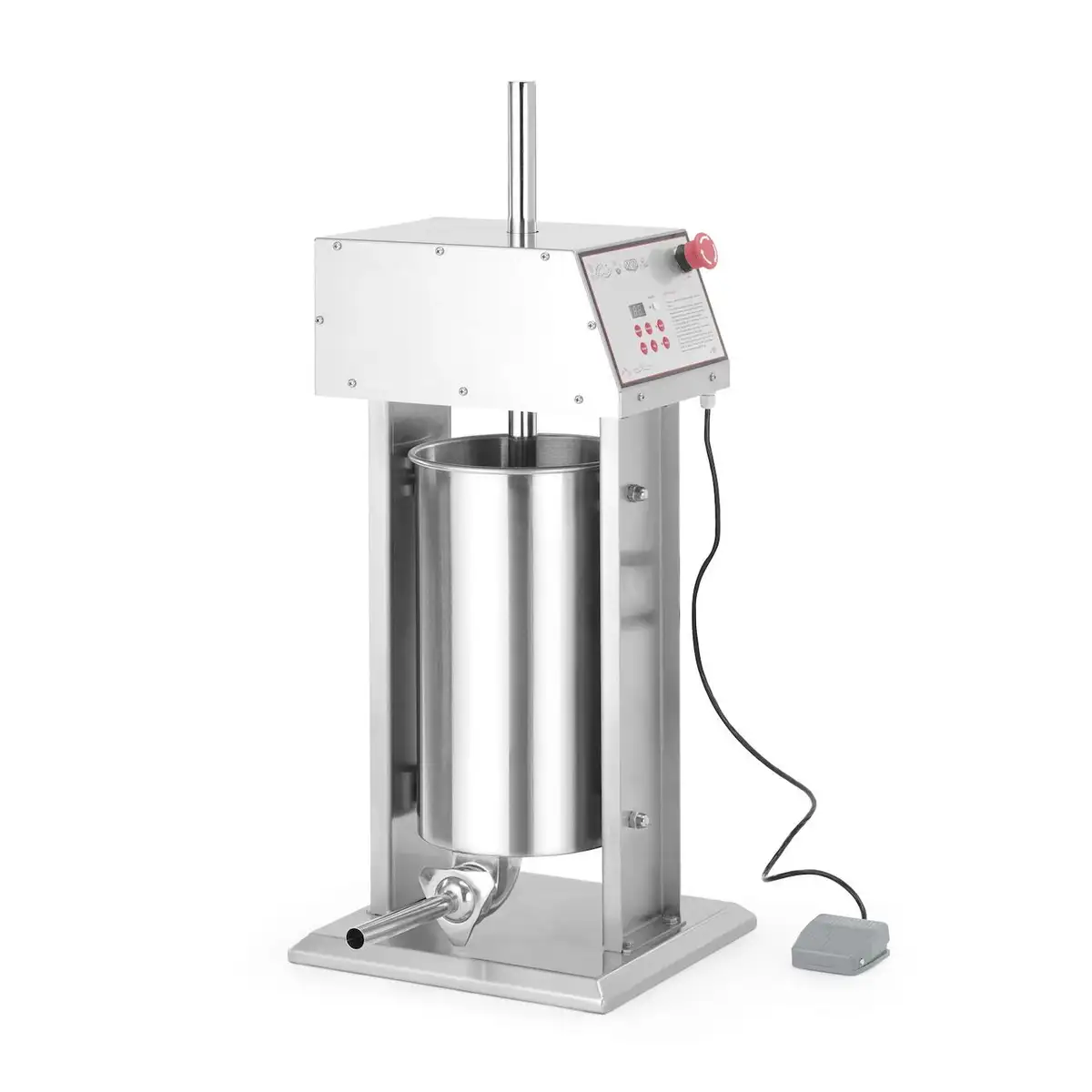 Электрический шприц-наполнитель для колбас Hendi, 15 л, нержавеющая сталь, 230V/60W, 450x350x(H)750 мм