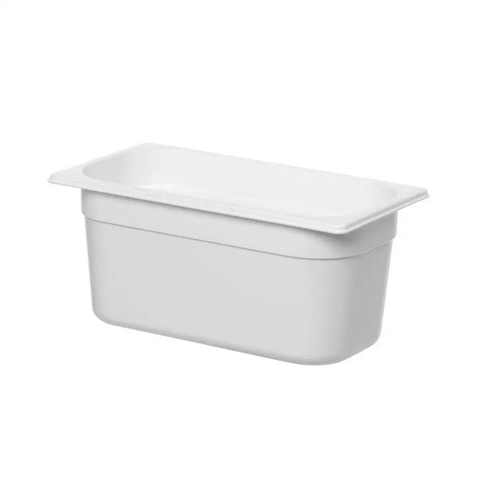 Белая гастроёмкость GN 1/3 из поликарбоната, 2,5 л