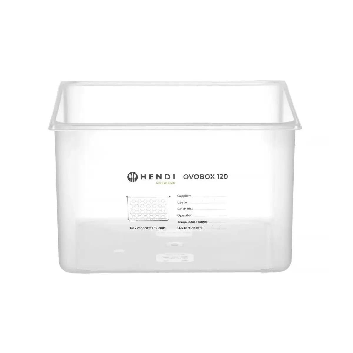 Контейнер для хранения стерилизованных яиц с 8 лотками, 18 л