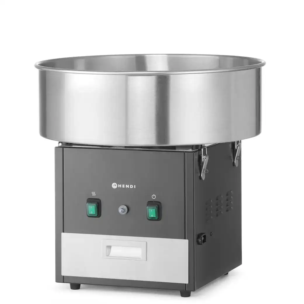 Аппарат для сахарной ваты с чашей из нержавеющей стали, настольный