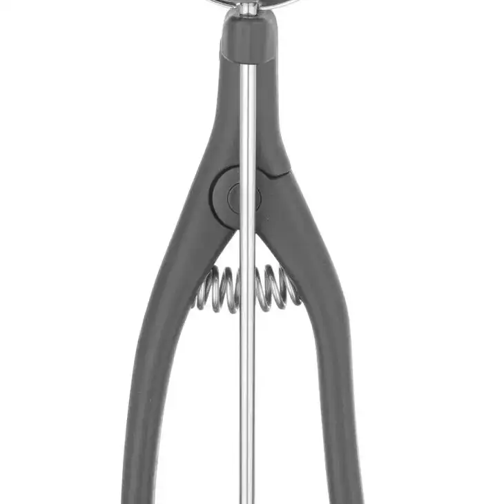 Ложка для мороженого для левшей Stöckel, чёрная, 1/30, ⌀49 мм — HENDI