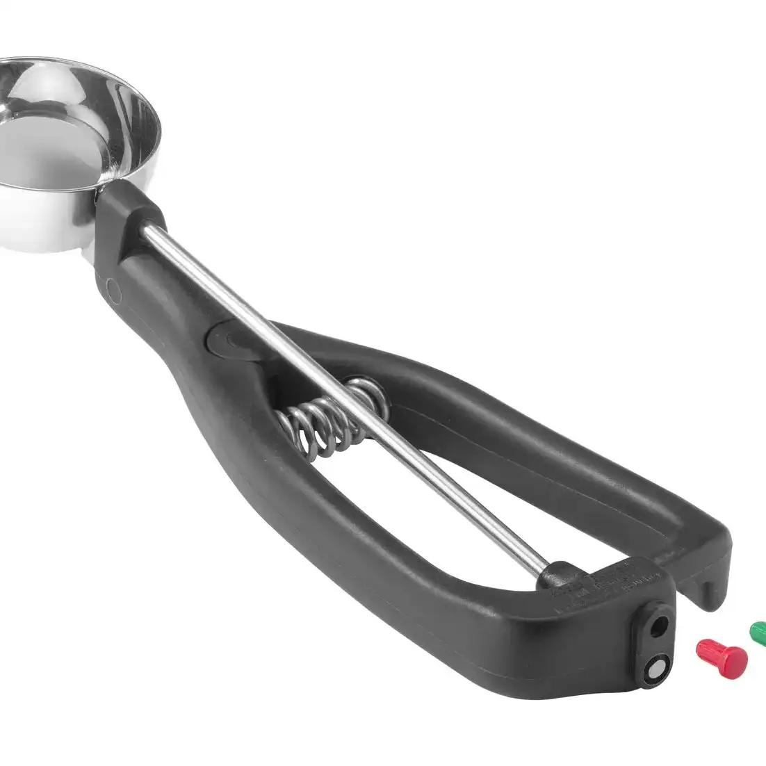 Ложка для мороженого для левшей Stöckel, чёрная, 1/30, ⌀49 мм — HENDI