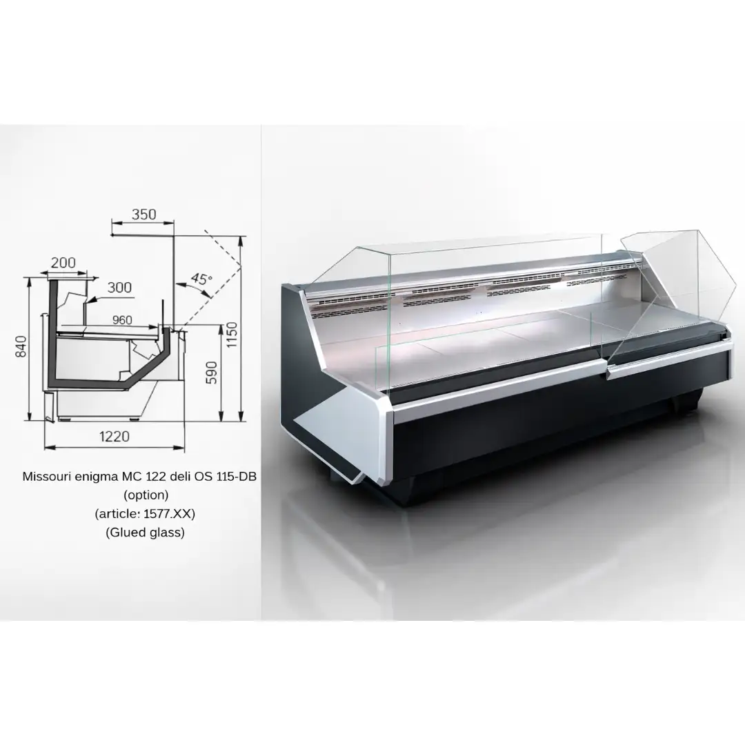 Витрина Missouri enigma MC 122 deli OS 115-DBM - 937