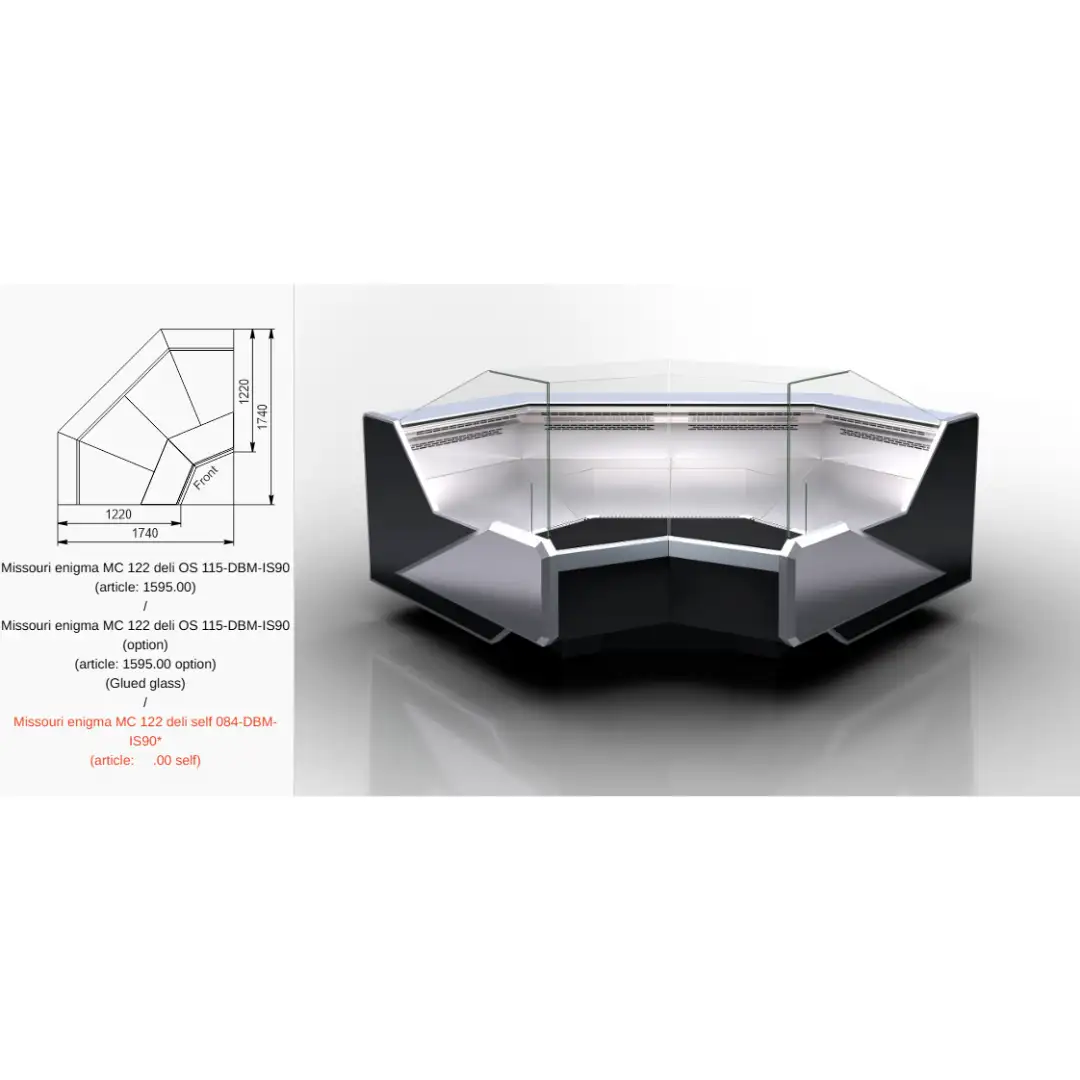 Витрина Missouri enigma MC 122 deli OS 115-DBM - IS90