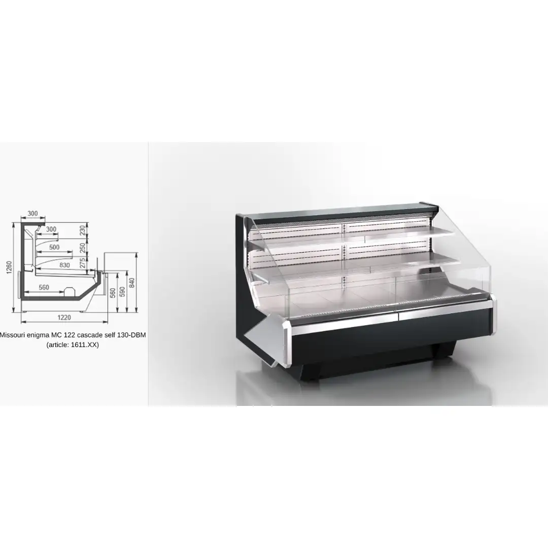 Витрина Missouri enigma MC 122 cascade self 130-DBM - 937