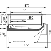 Витрина Missouri enigma MC 122 patisserie CH SP 084 - DLM - 937