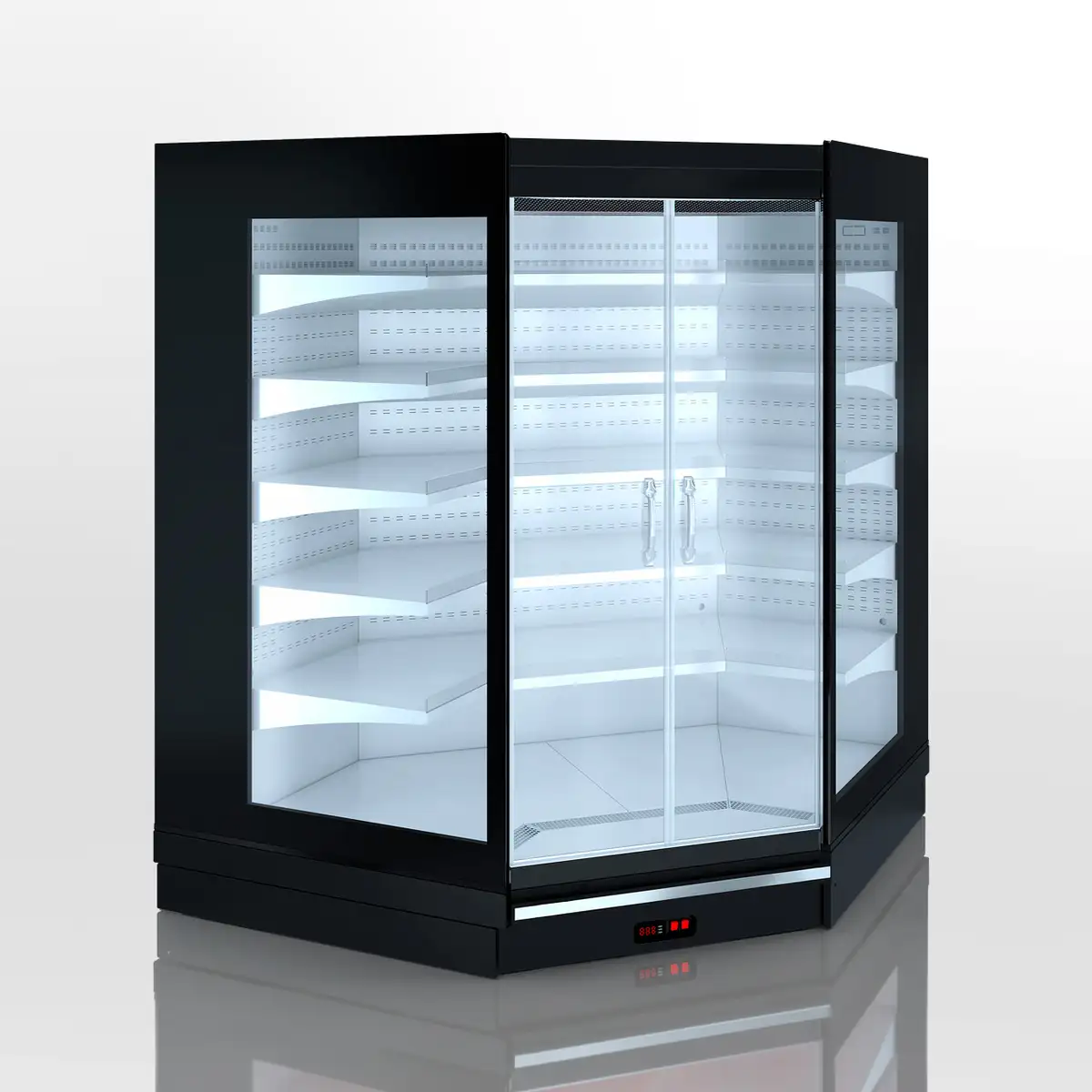 Настенная витрина Louisiana 5 MV 105 MT D M — угловой элемент