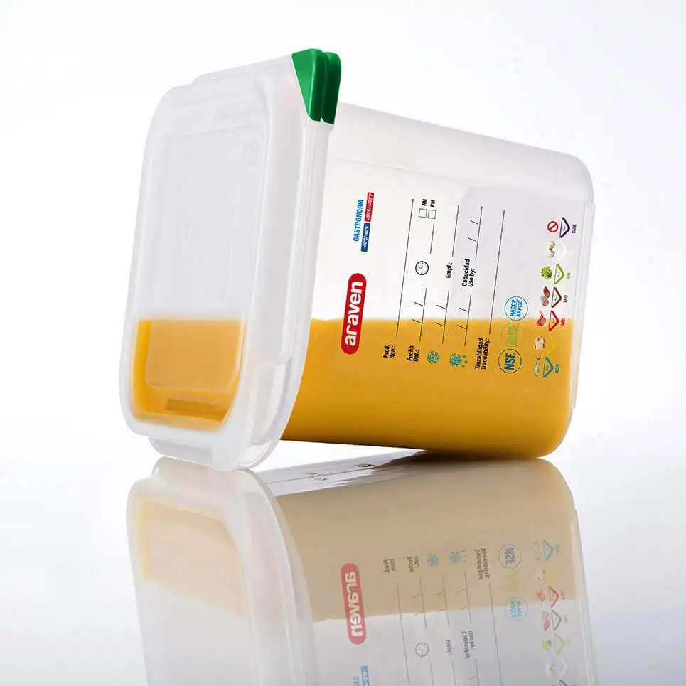 Контейнер полипропиленовый с герметичной крышкой, GN 1/4, H 150 мм.