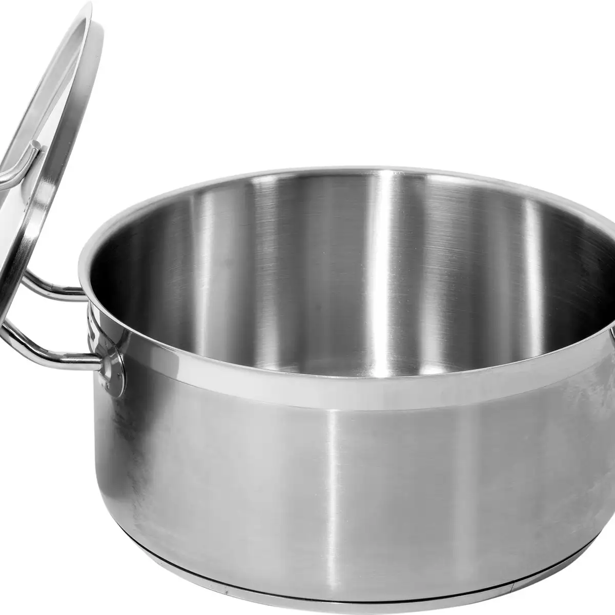 Сковорода низкая с крышкой 20x10,5cm, 3.3l, YATO