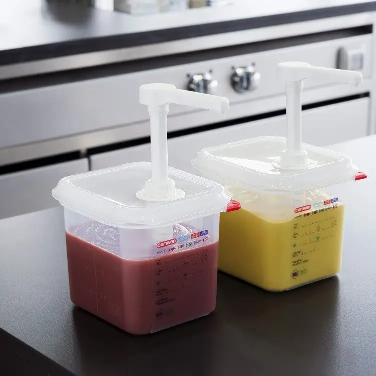 Дозатор для соуса с помпой, GN 1/6