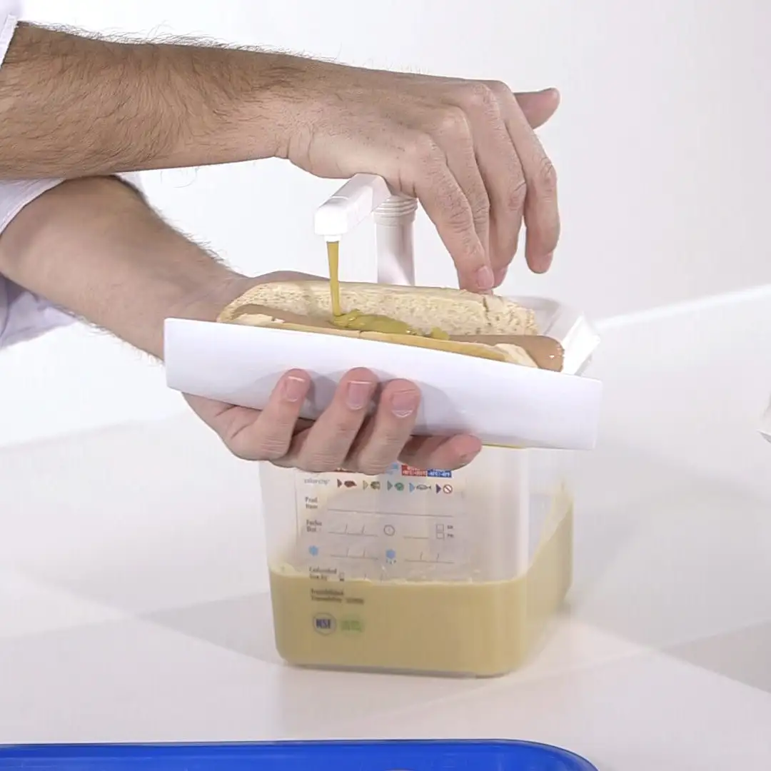 Дозатор для соуса с помпой, GN 1/6