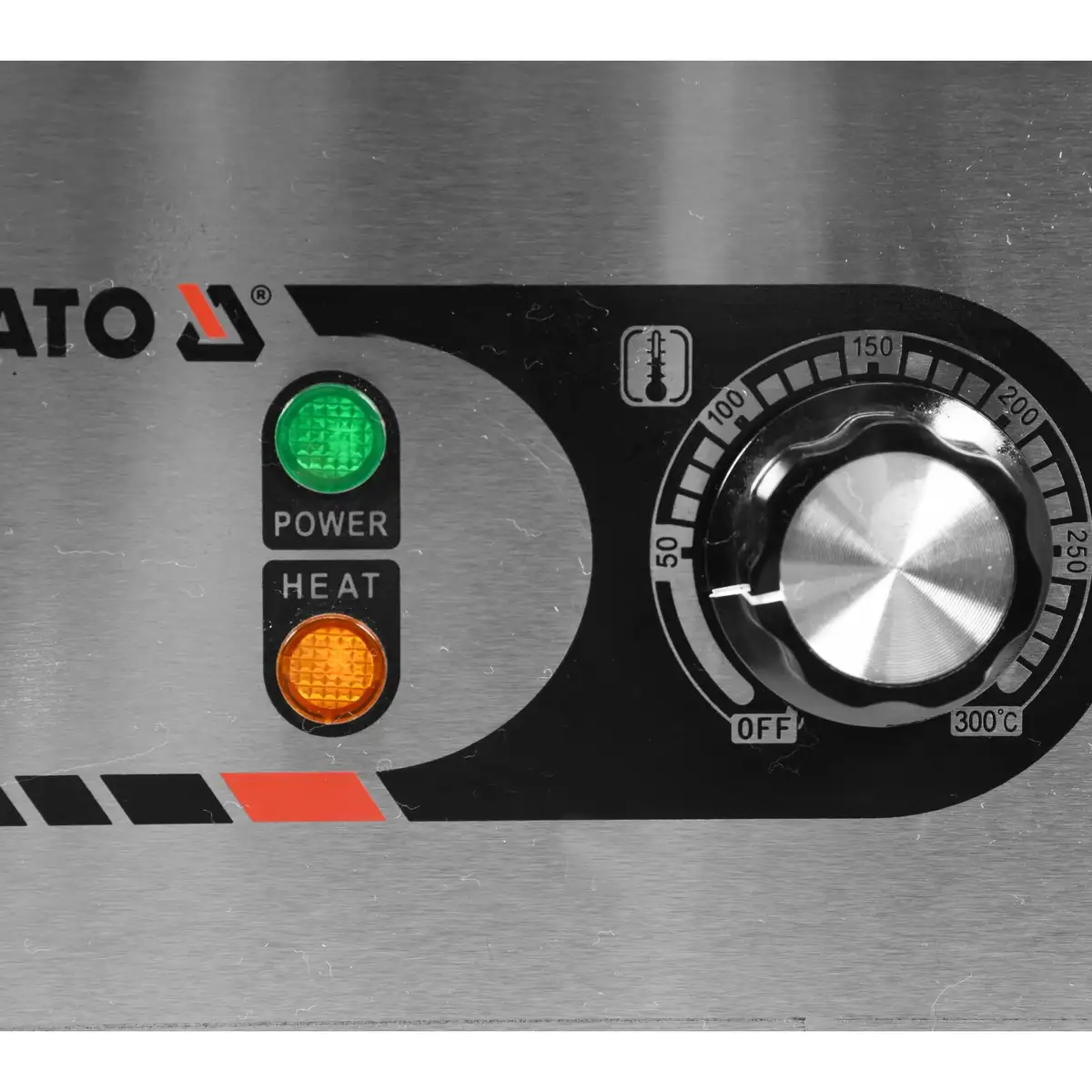 Электрический гриль с гладкой поверхностью, 2x2.2 кВт, YATO