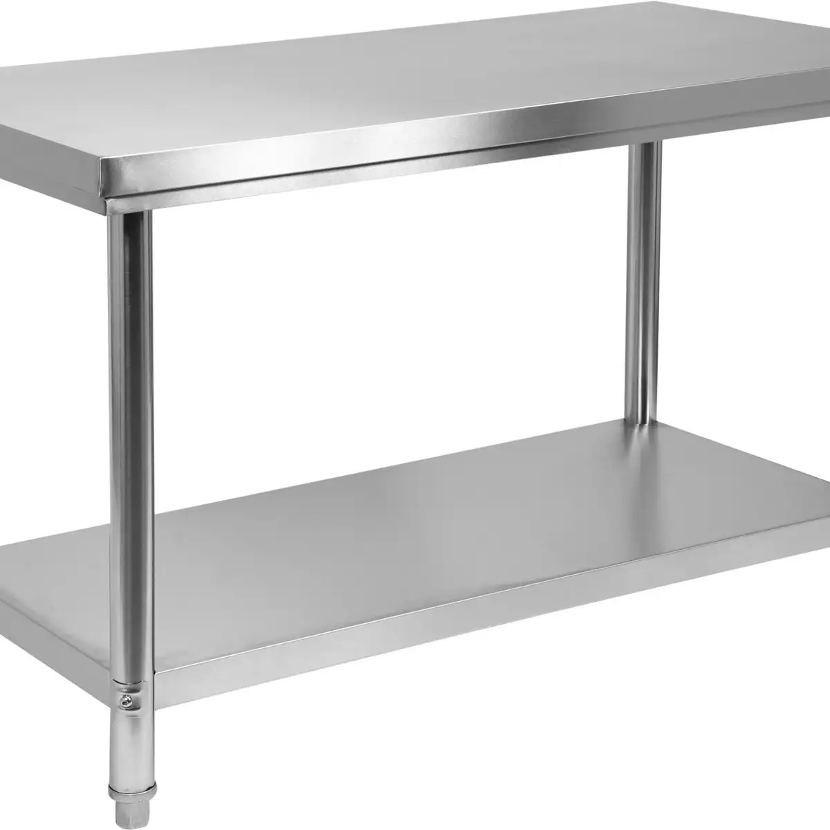 Стол из нержавеющей стали с полкой, 800×700×850 мм, YATO