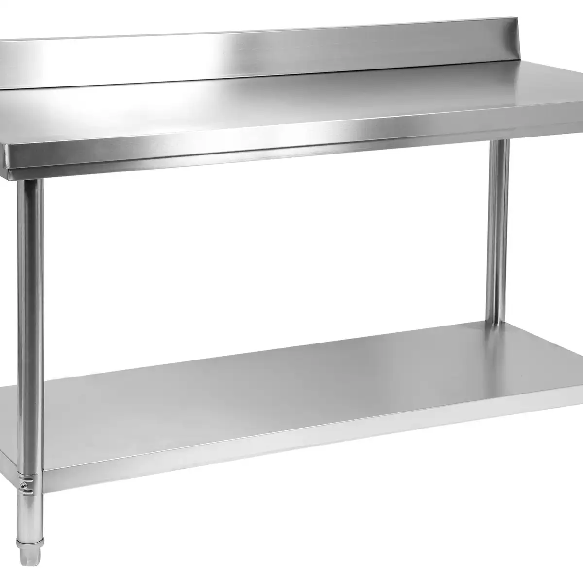 Стол из нержавеющей стали с полкой, 800×700×850 мм, YATO
