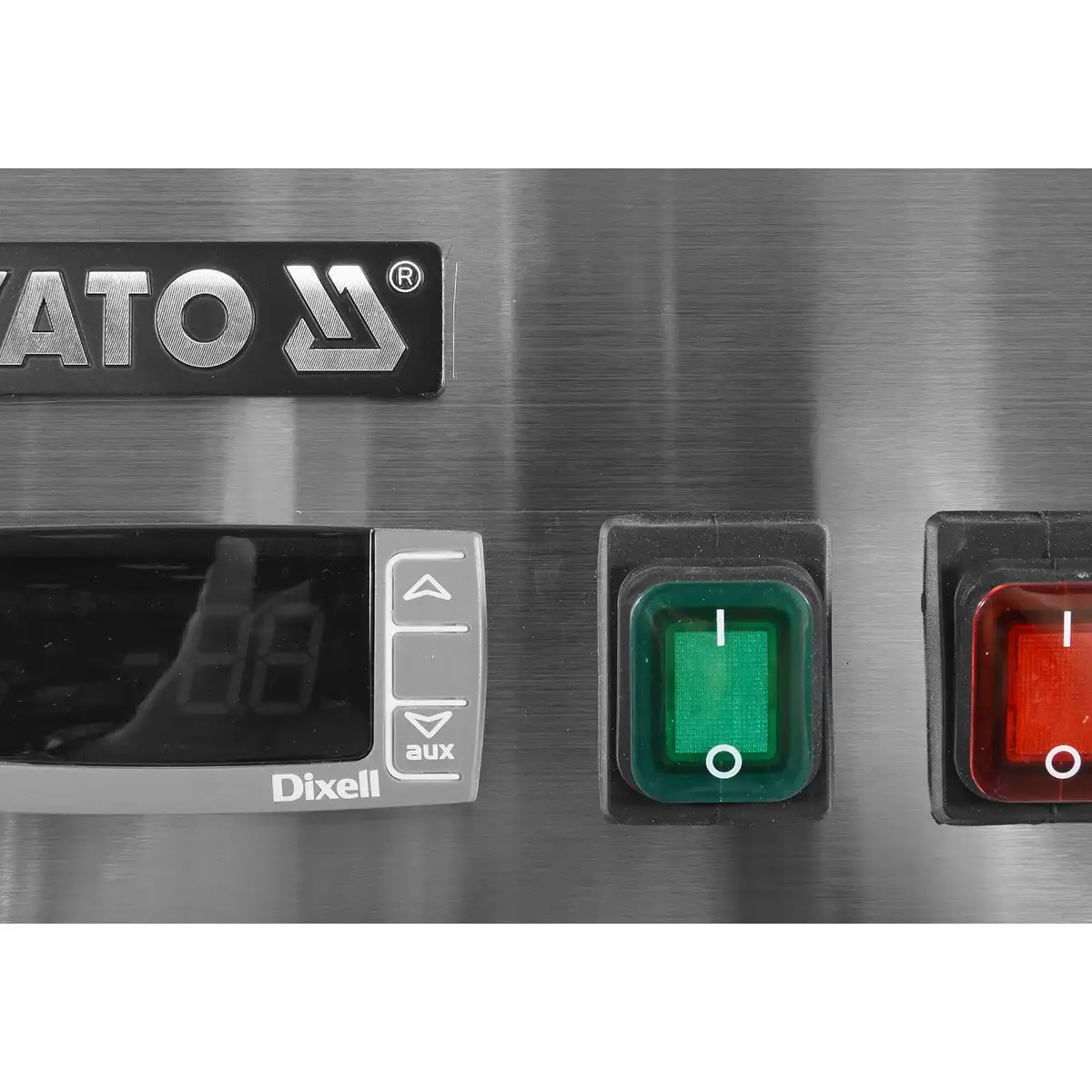 Холодильный шкаф/витрина для бутылок с 2 раздвижными дверями, 227 л, YATO