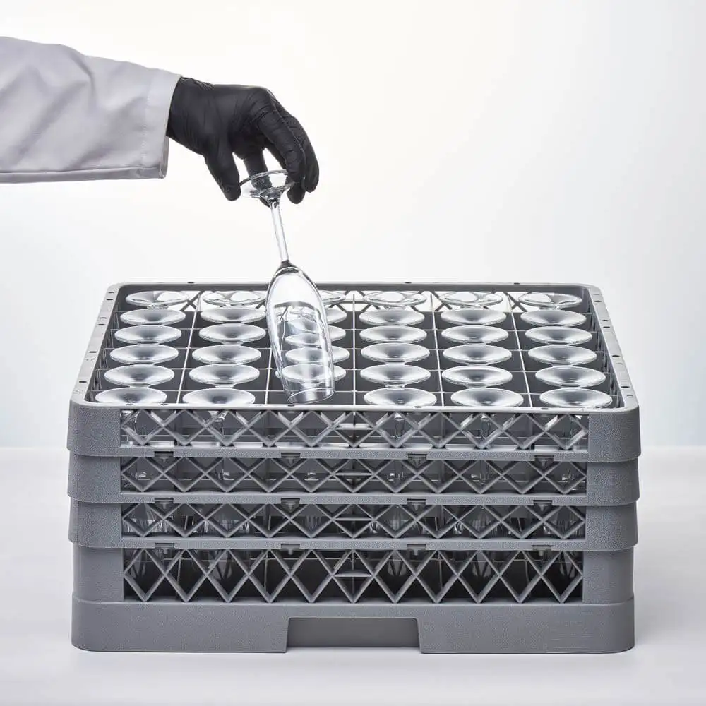 Корзина для посудомоечной машины на 36 предметов без крышки.