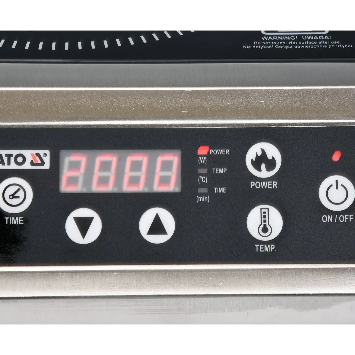 Индукционная плита 3500 Вт, цифровое управление, YATO