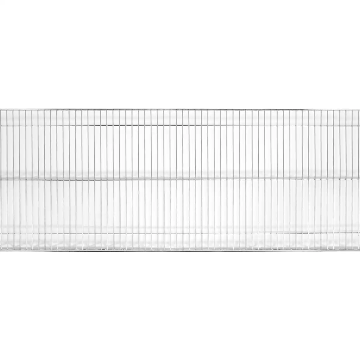 Перфорированная полка из хромированной стали для металлического стеллажа, 1520x457 мм