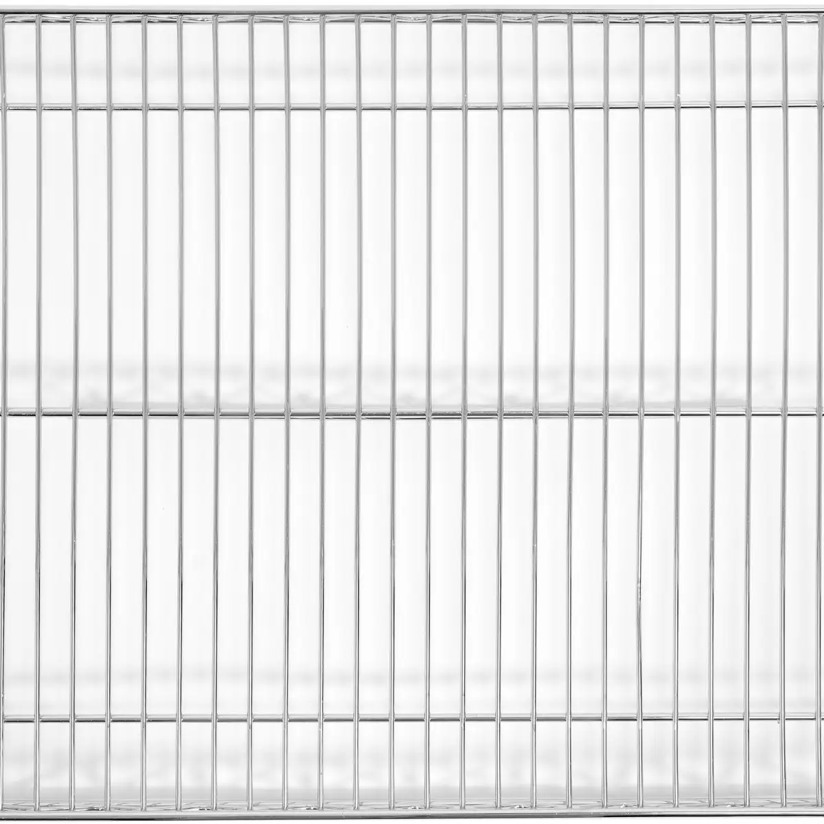 Перфорированная полка из хромированной стали для металлического стеллажа, 1520x457 мм