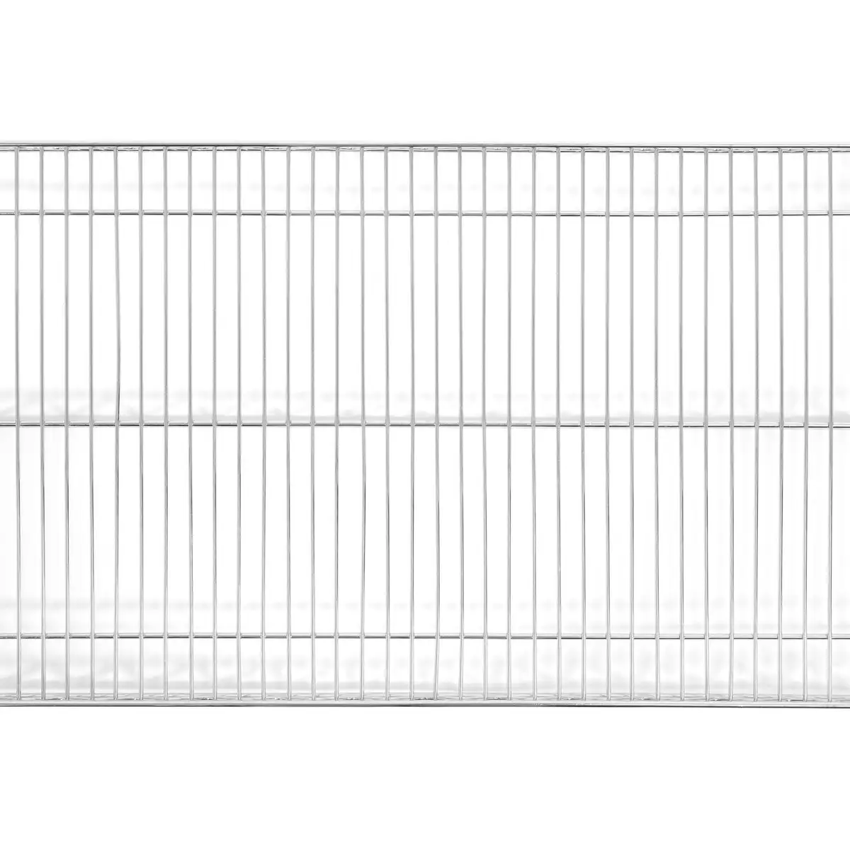 Перфорированная полка из хромированной стали для металлического стеллажа, 1520x457 мм