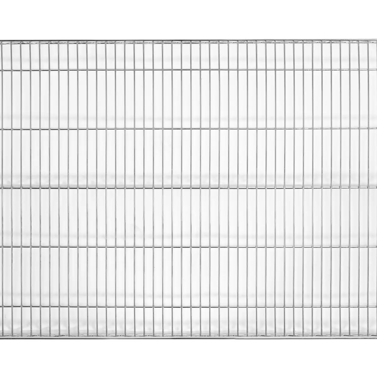 Перфорированная полка из хромированной стали для металлического стеллажа, 1520x457 мм