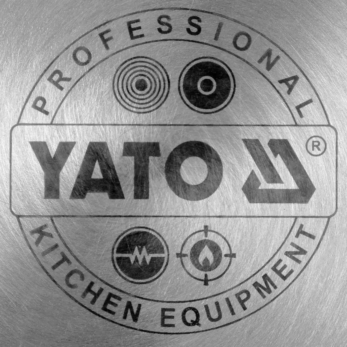 Высокая кастрюля с крышкой 16x12см, 2,4 л, YATO