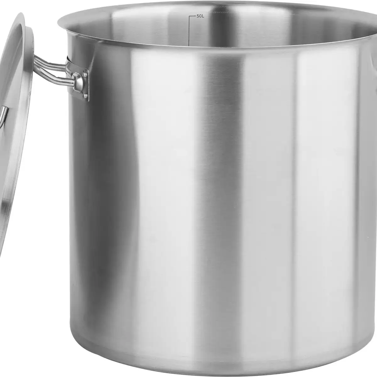 Кастрюля высокая с крышкой 20x20 см, 98 л, YATO