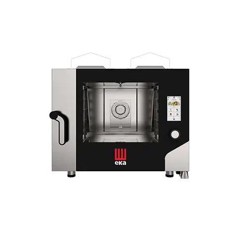 Печь пароконвекционная электрическая профессиональная TECNOEKA MILLENNIAL TOUCH SCREEN Bakery 6 уровней 600×400 мм, сенсорная панель TFT 7”, конвекция + пар, Airflowlogic / Humilogic / Drylogic, 30–270°C, 11,4 кВт, 380–400В, реверсивные вентиляторы