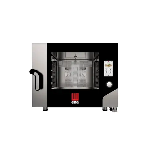 Печь пароконвекционная электрическая профессиональная TECNOEKA MILLENNIAL TOUCH SCREEN Bakery 6 уровней 600×400 мм, сенсорная панель TFT 7”, конвекция + пар, Airflowlogic / Humilogic / Drylogic, 30–270°C, 11,4 кВт, 380–400В, реверсивные вентиляторы