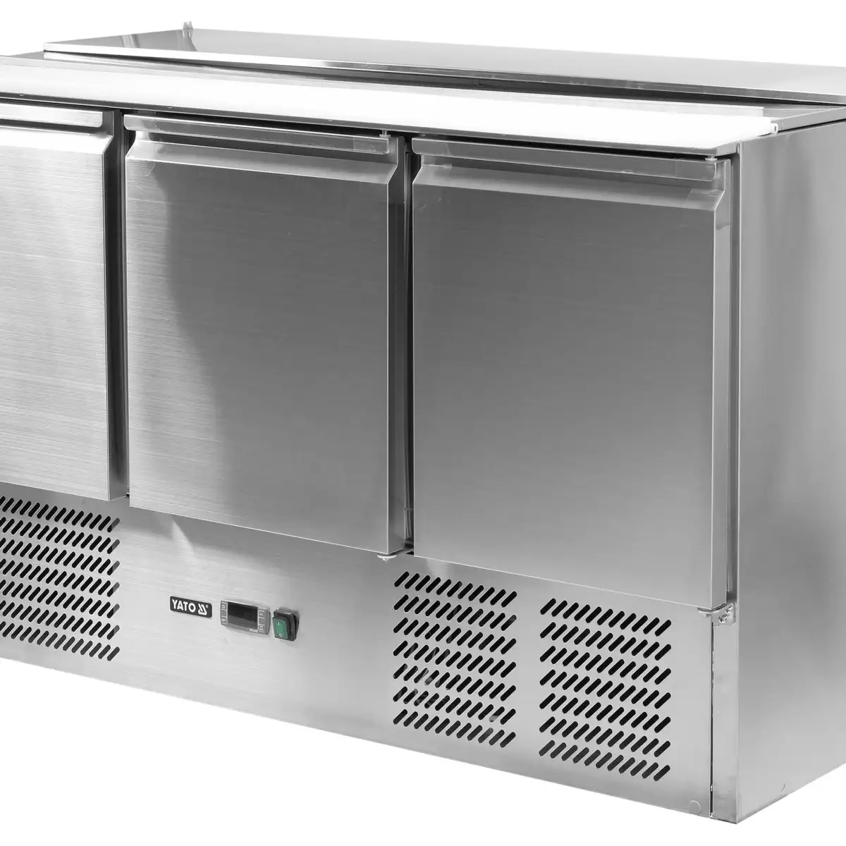 Стол холодильный 368 л 3 двери, 1365x700x876 мм