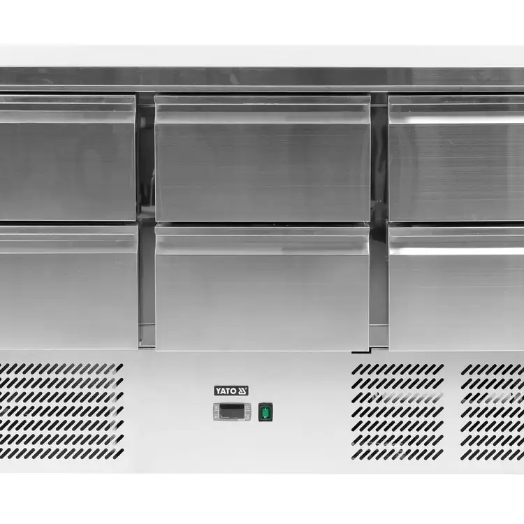 Холодильный стол 368 л с 6 ящиками, YATO