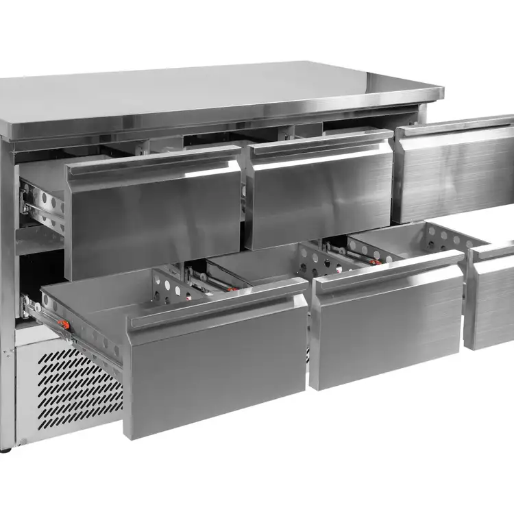 Холодильный стол 368 л с 6 ящиками, YATO