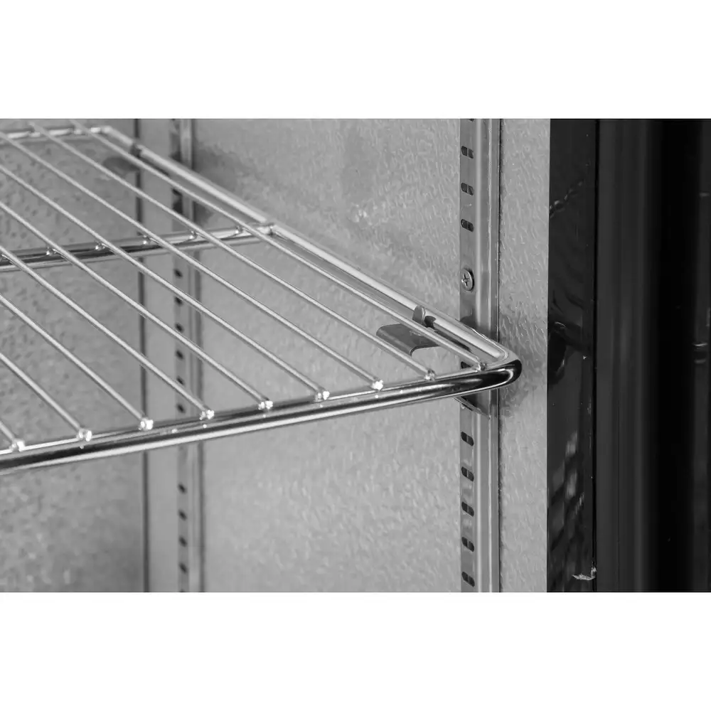 Холодильный шкаф/витрина для бутылок с 2 раздвижными дверями, 227 л, YATO