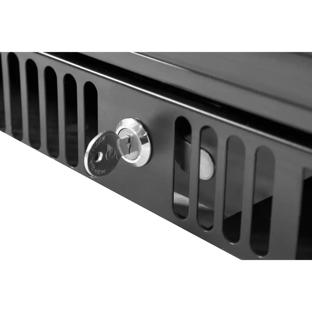 Холодильный шкаф/витрина для бутылок с 2 раздвижными дверями, 227 л, YATO